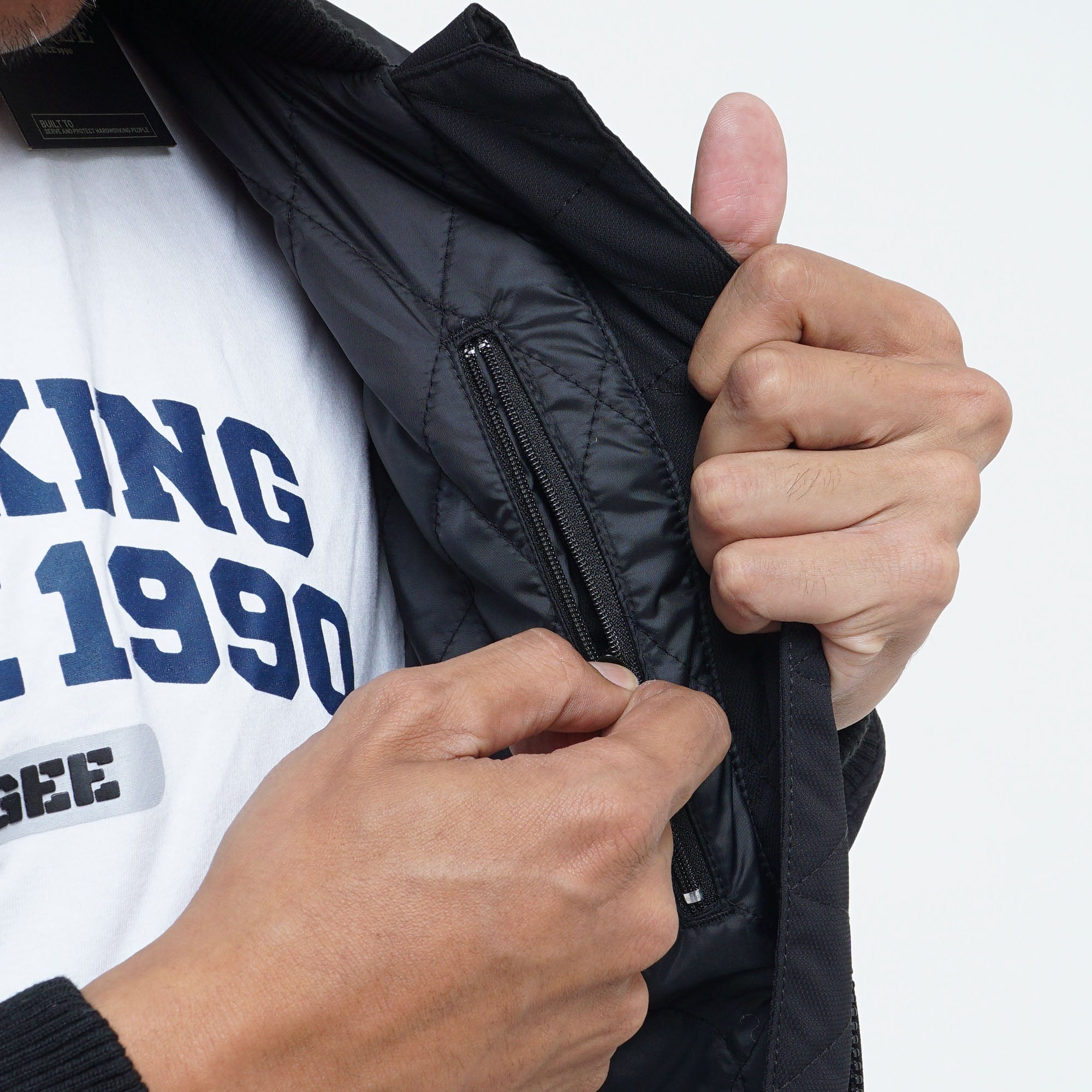 Jacket Bomber Javier 01 Black Mgeeworks