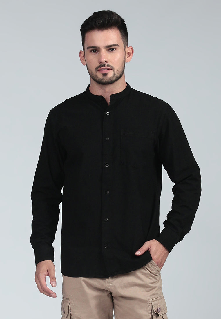 Shirt Long Sleeve Kenan Black