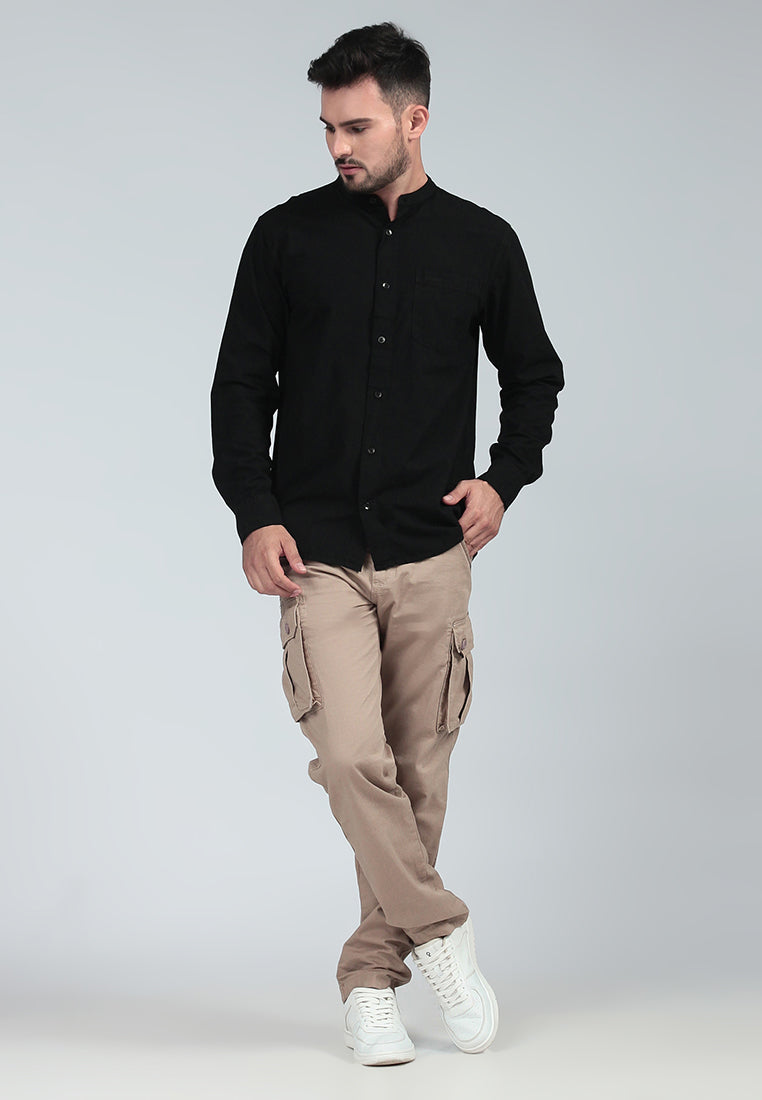 Shirt Long Sleeve Kenan Black