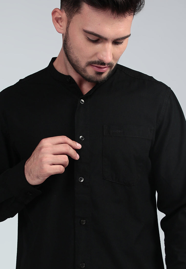 Shirt Long Sleeve Kenan Black