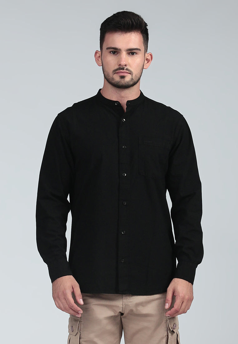 Shirt Long Sleeve Kenan Black