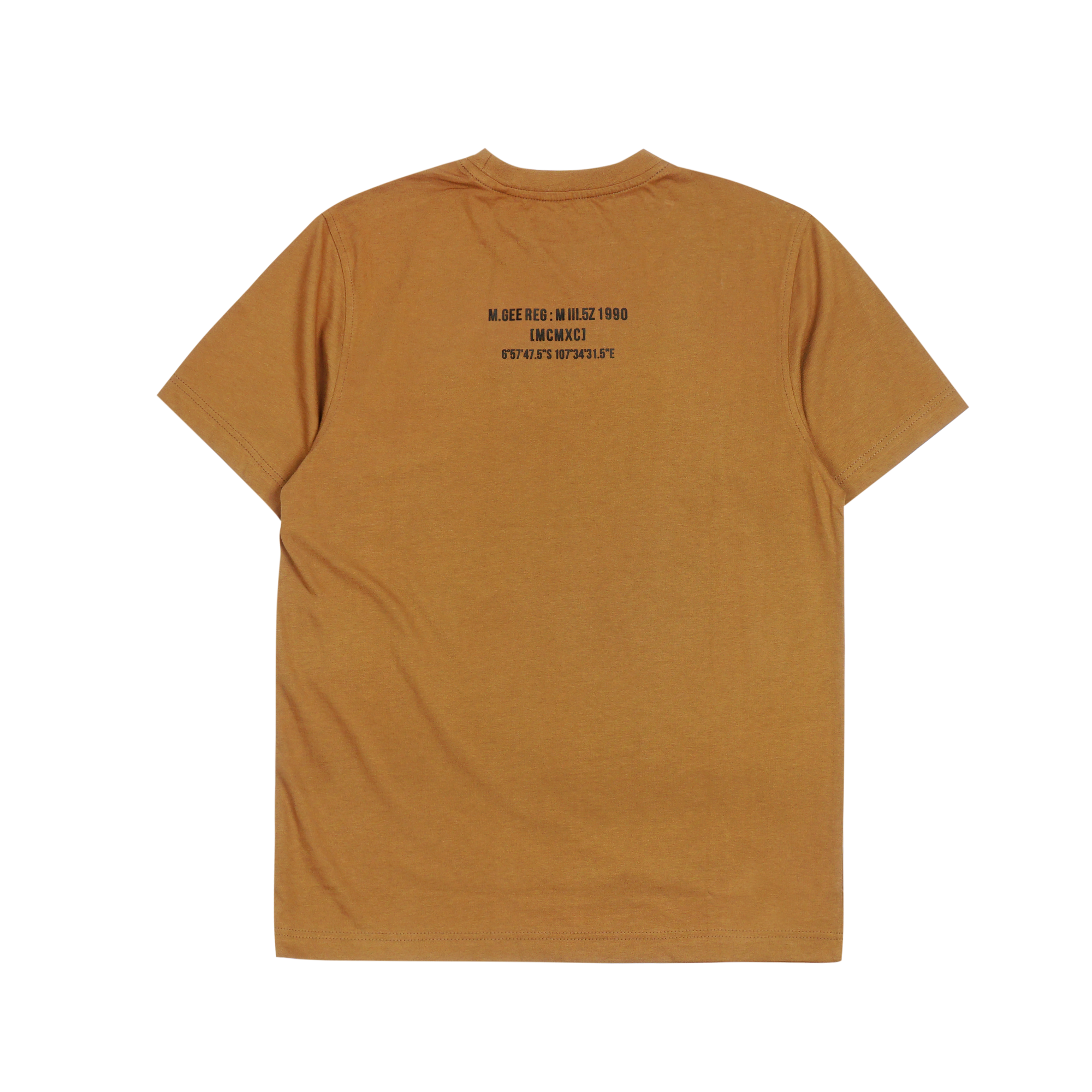 Kaos Polos Pria Lengan Pendek OLIVER C123 Brown