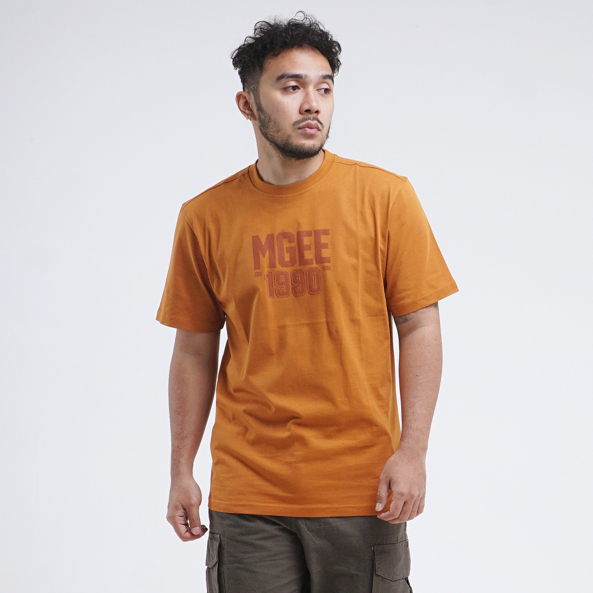 Kaos Pria T-Shirt Oliver C149 Dark Mustard