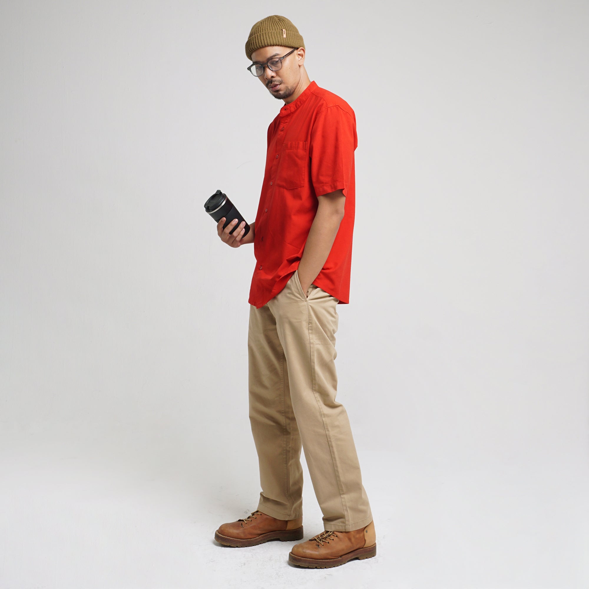 Shirt Shanghai Collar Peace