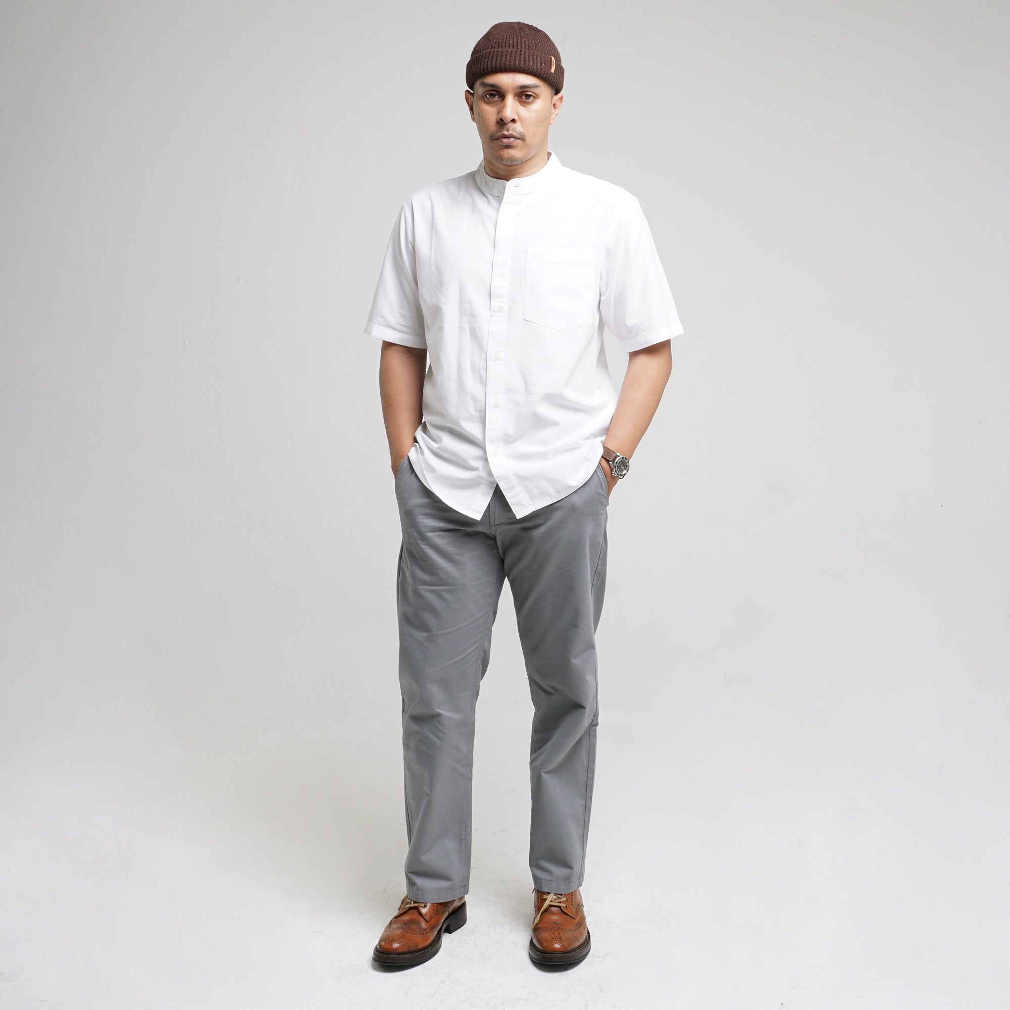 Shirt Shanghai Collar Peace