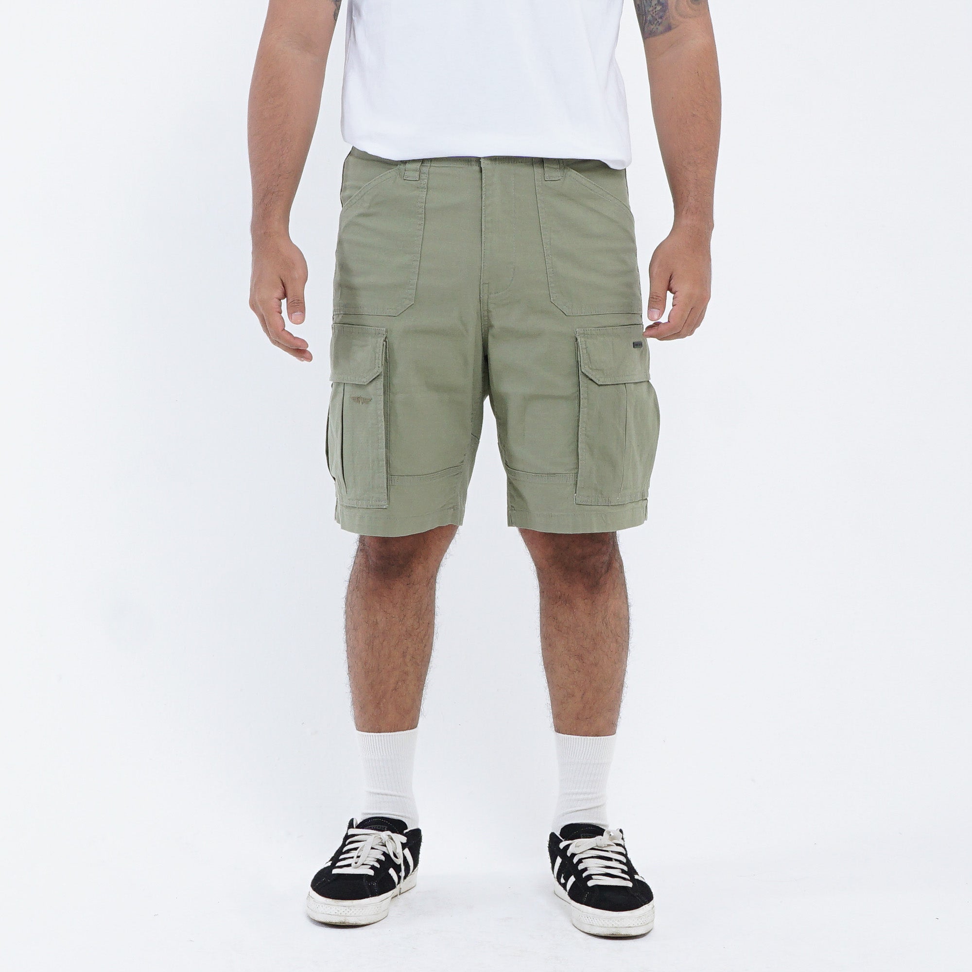 Cargo Short Rows C015 Olive