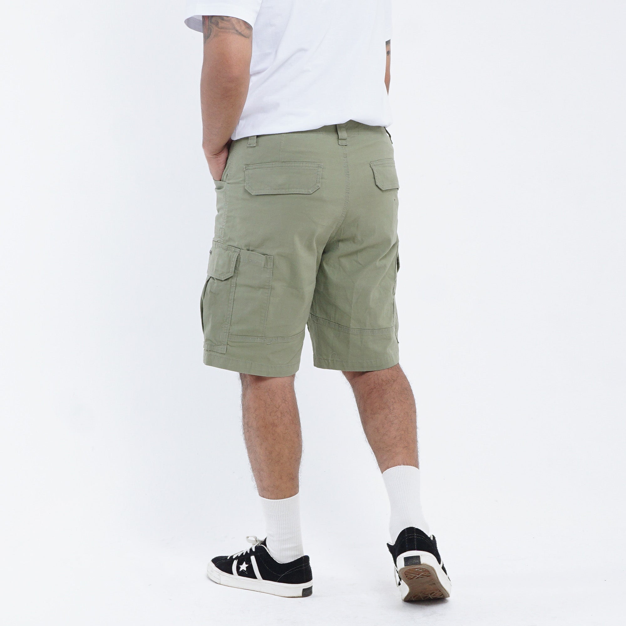 Cargo Short Rows C015 Olive