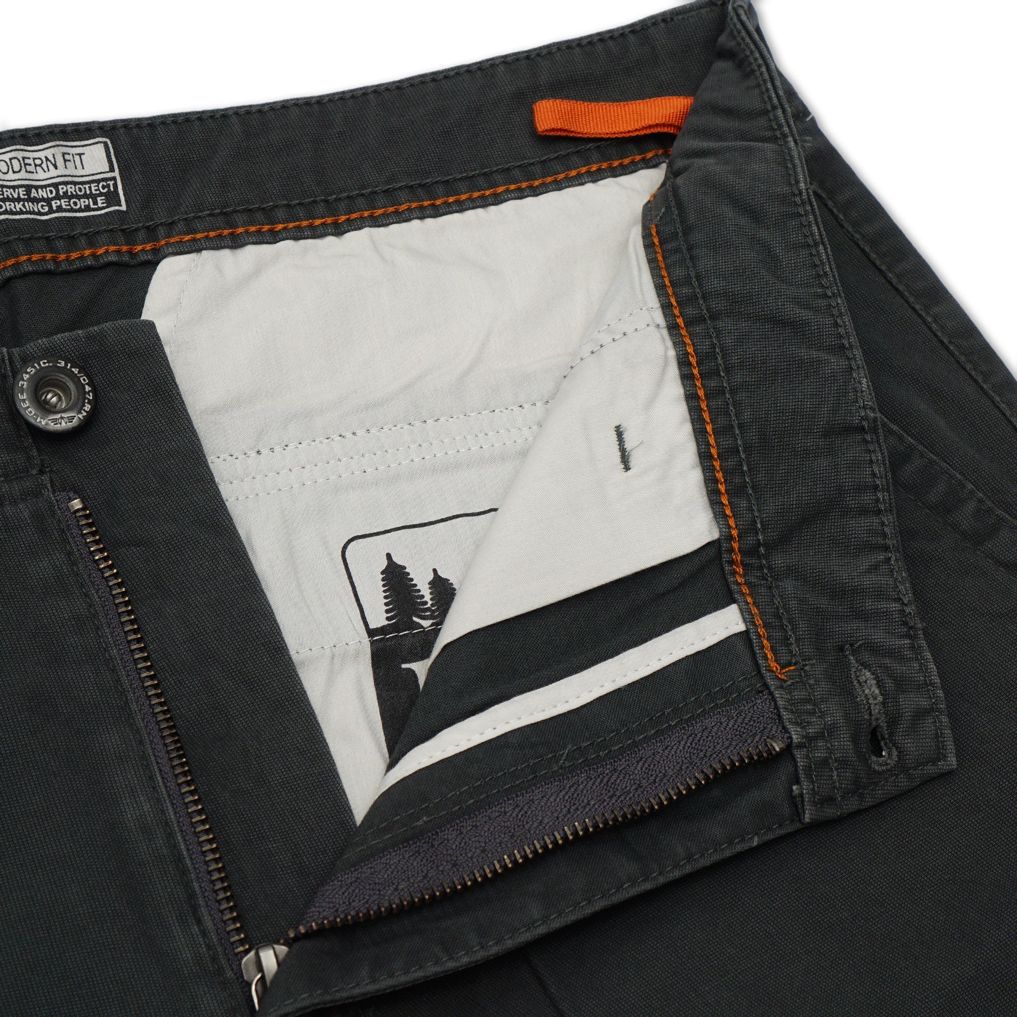 Short Cargo Pants Rows-s C001 Dark Grey