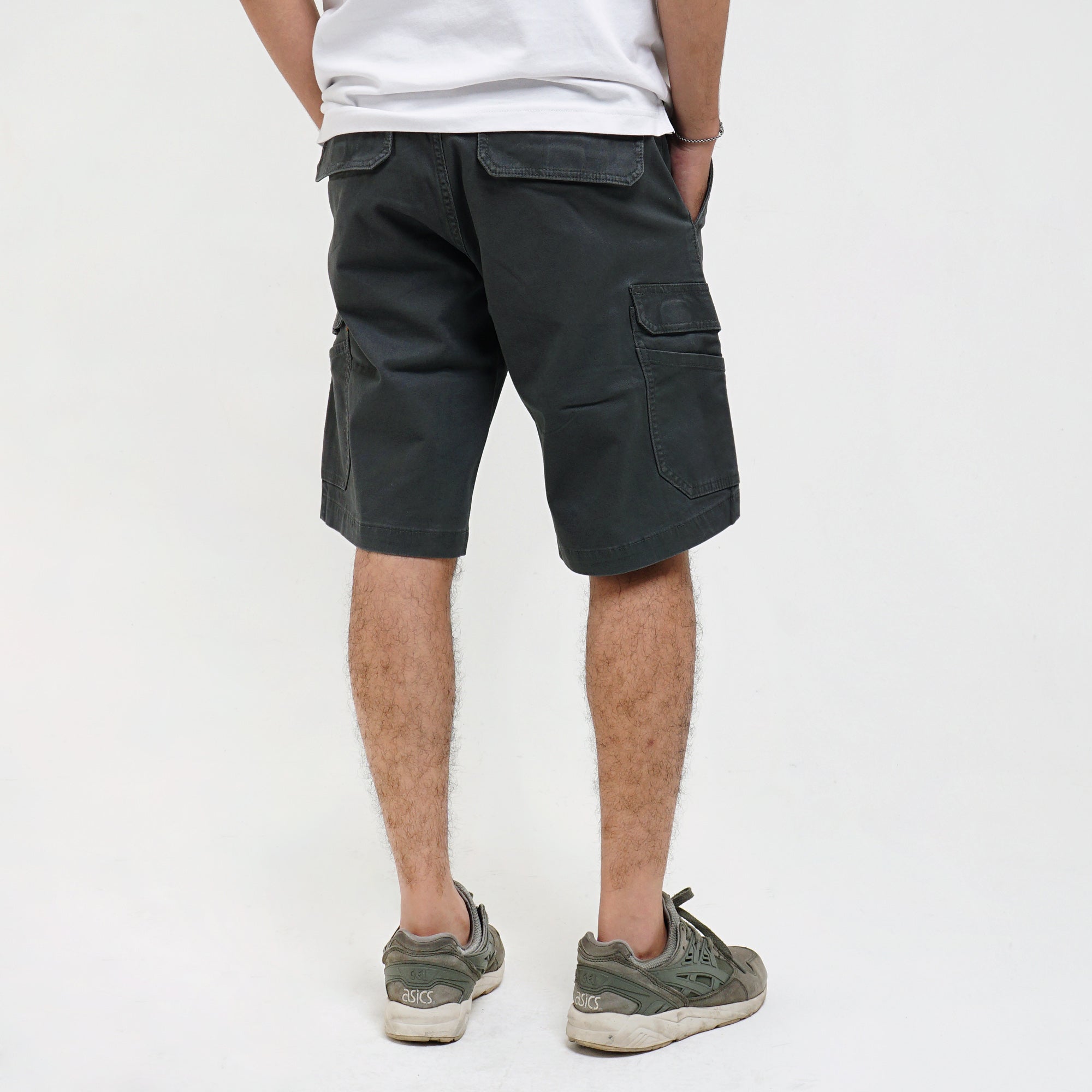 Short Cargo Pants Rows-s C001 Dark Grey