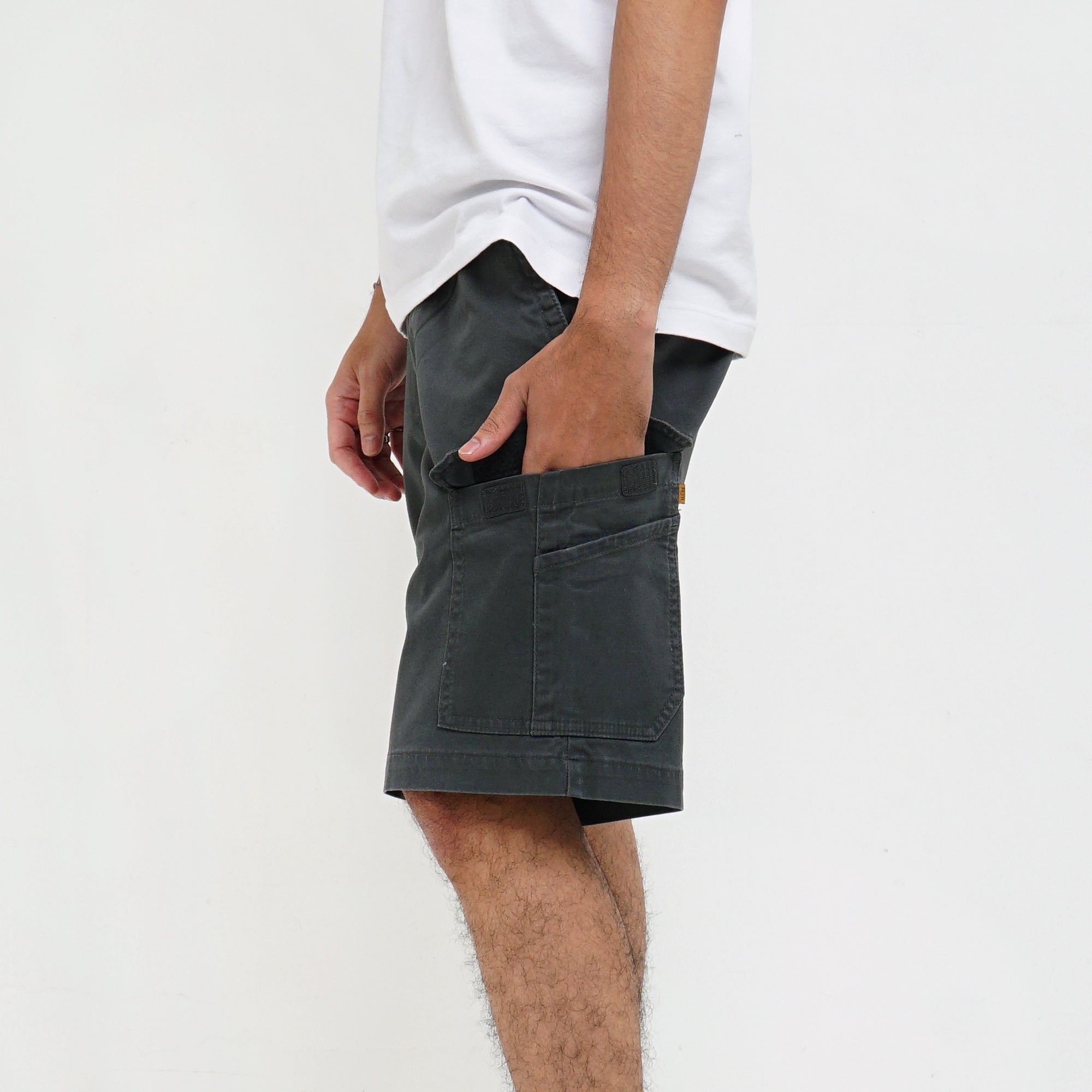 Short Cargo Pants Rows-s C001 Dark Grey