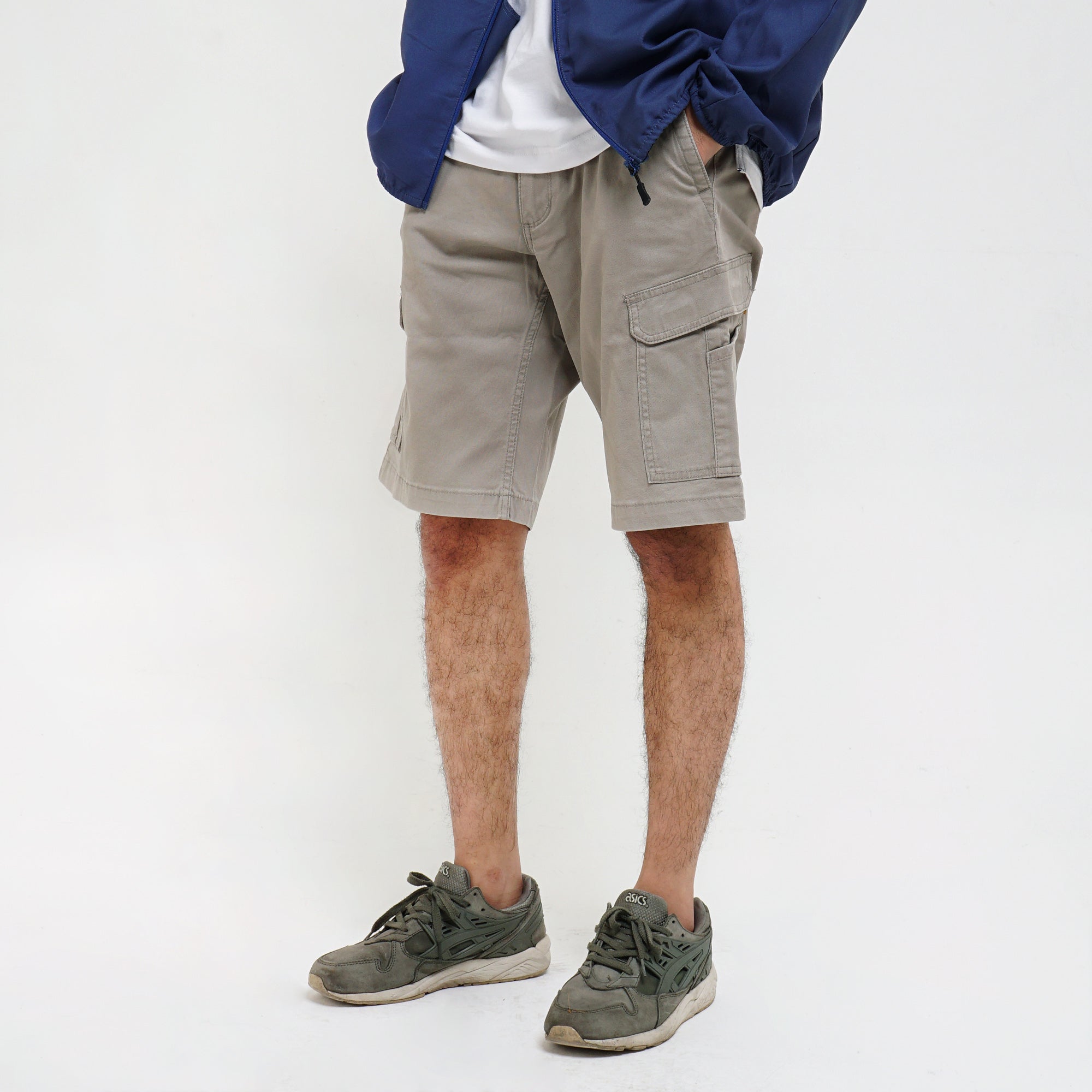 Short Cargo Pants Rows-s C001 Dark Khaky