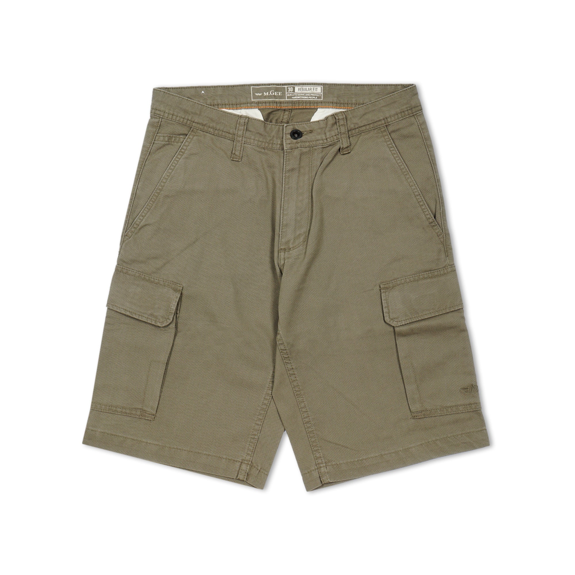Short Pant Cargo Rows C004 Light Olive
