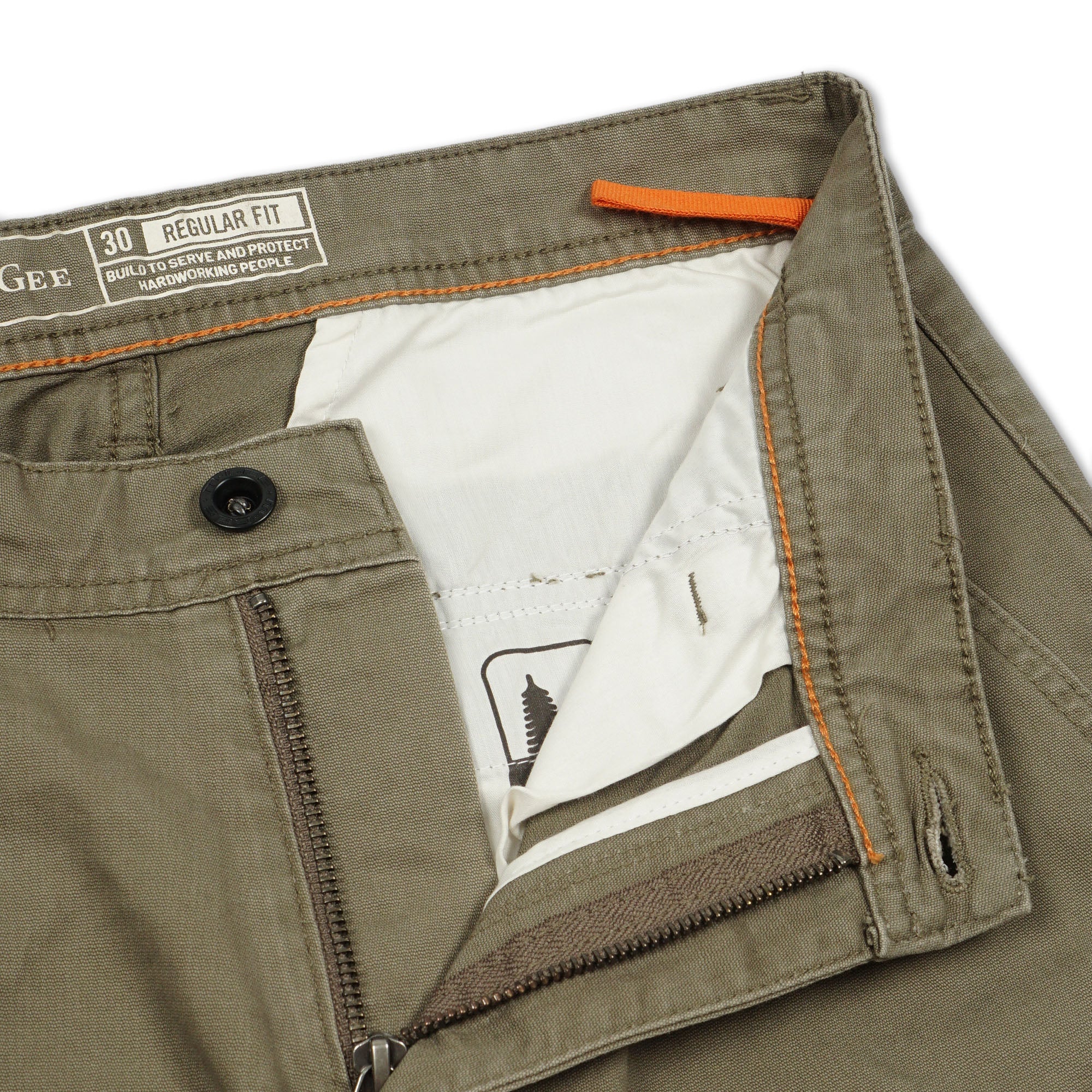 Short Pant Cargo Rows C004 Light Olive