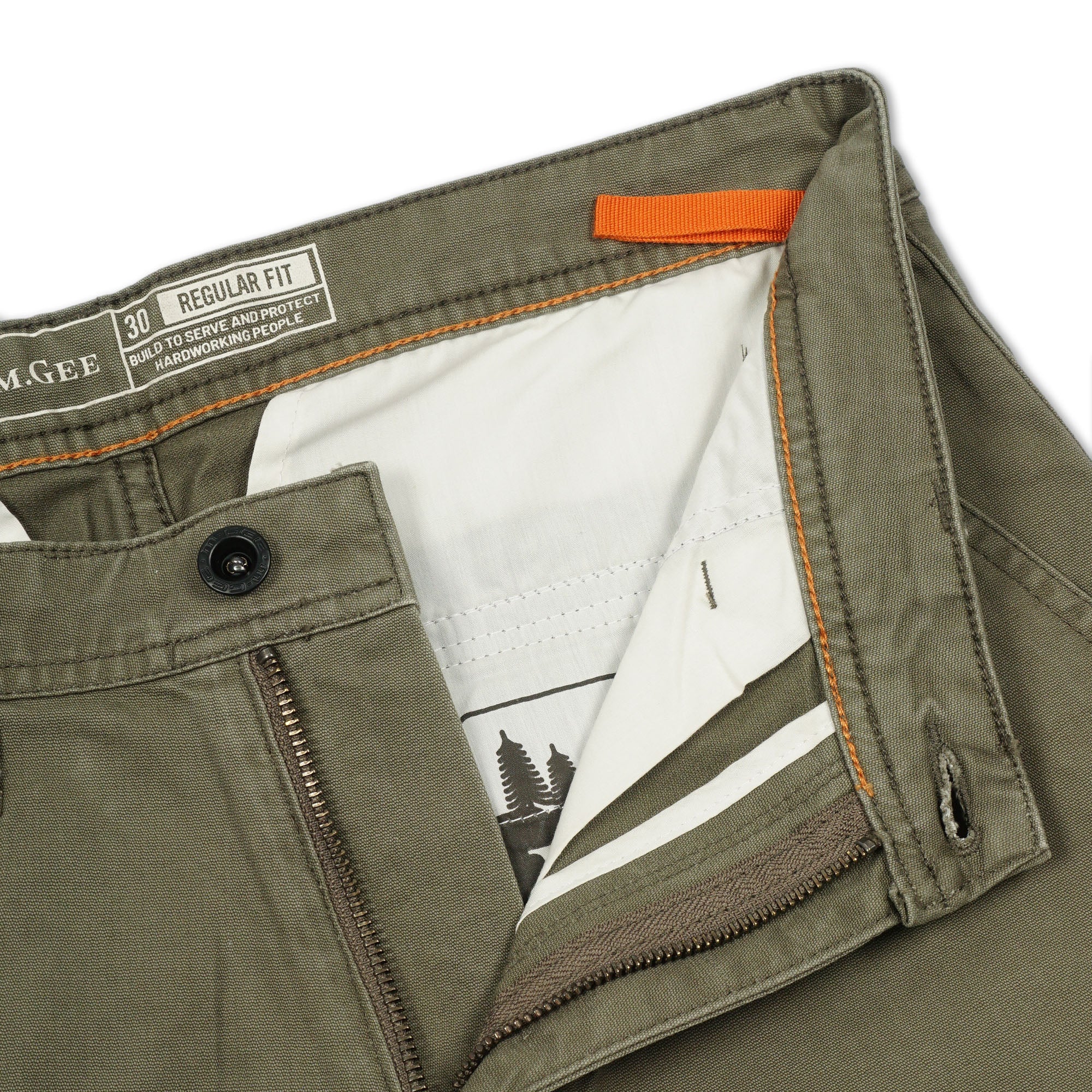 Short Pant Cargo Rows C004 Olive