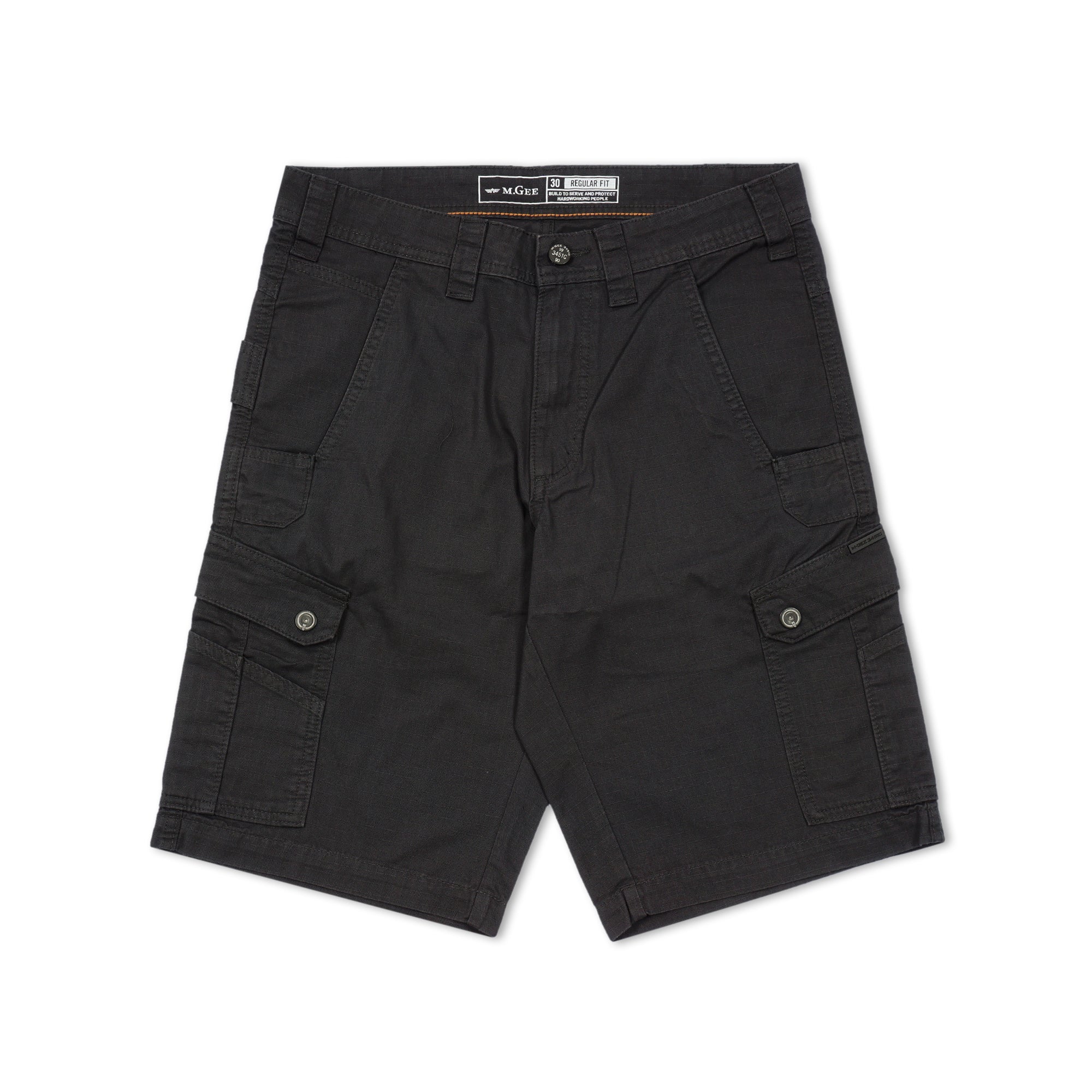 Short Pant Cargo Rows C006 Dark Grey