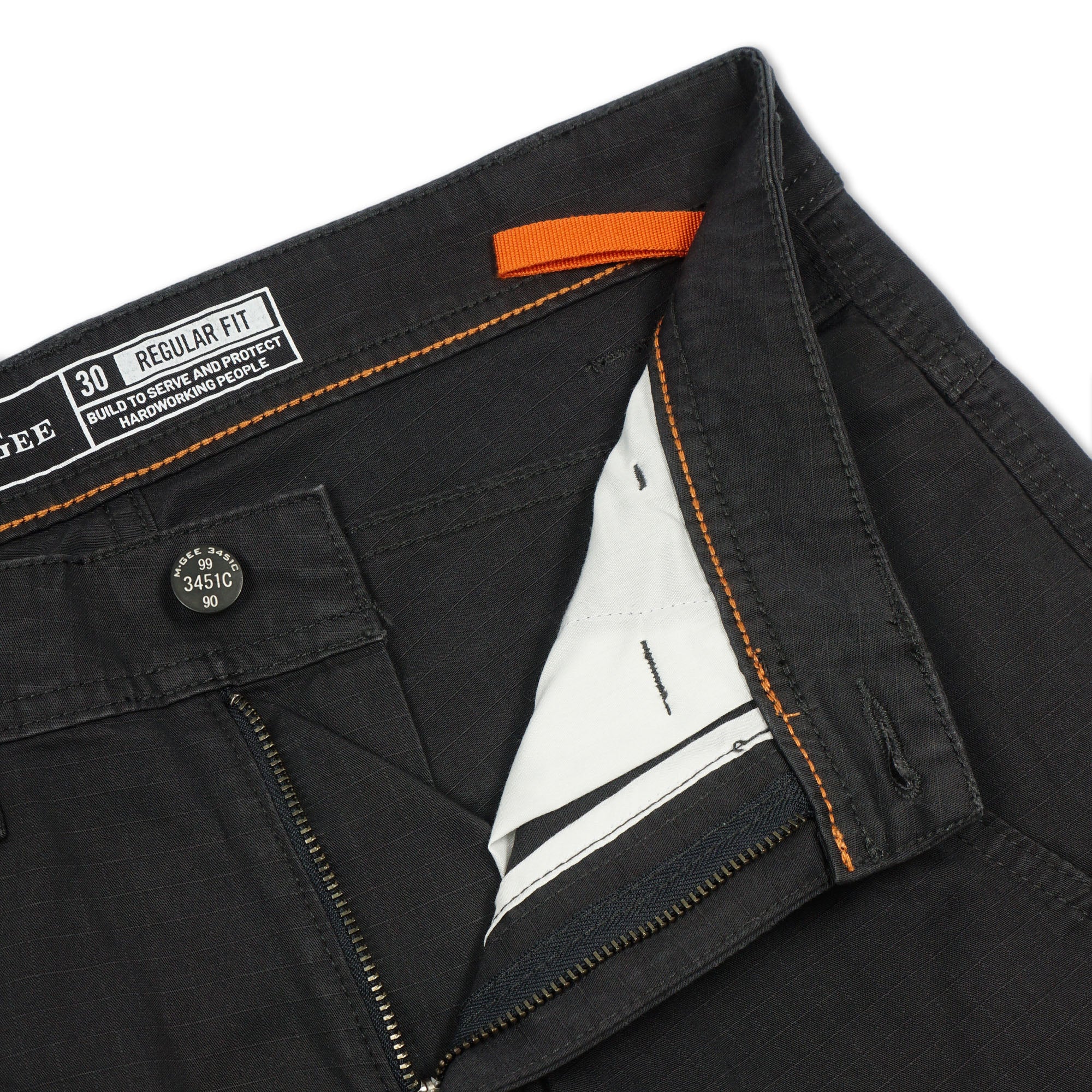 Short Pant Cargo Rows C006 Dark Grey