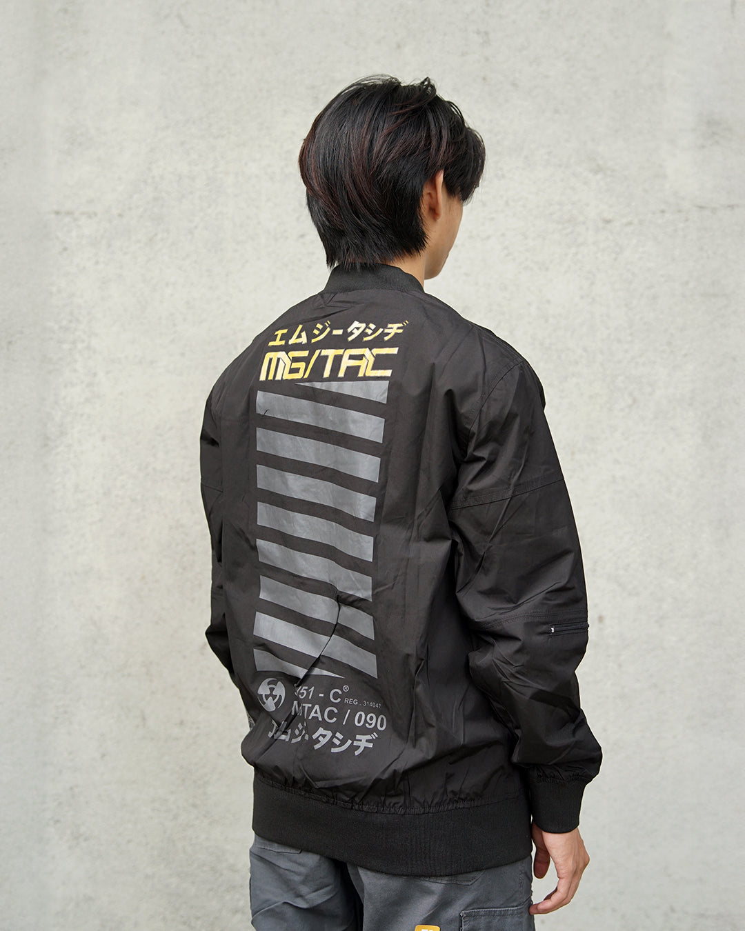 MGTAC Jaket Bomber Jacket Sword c001 Black