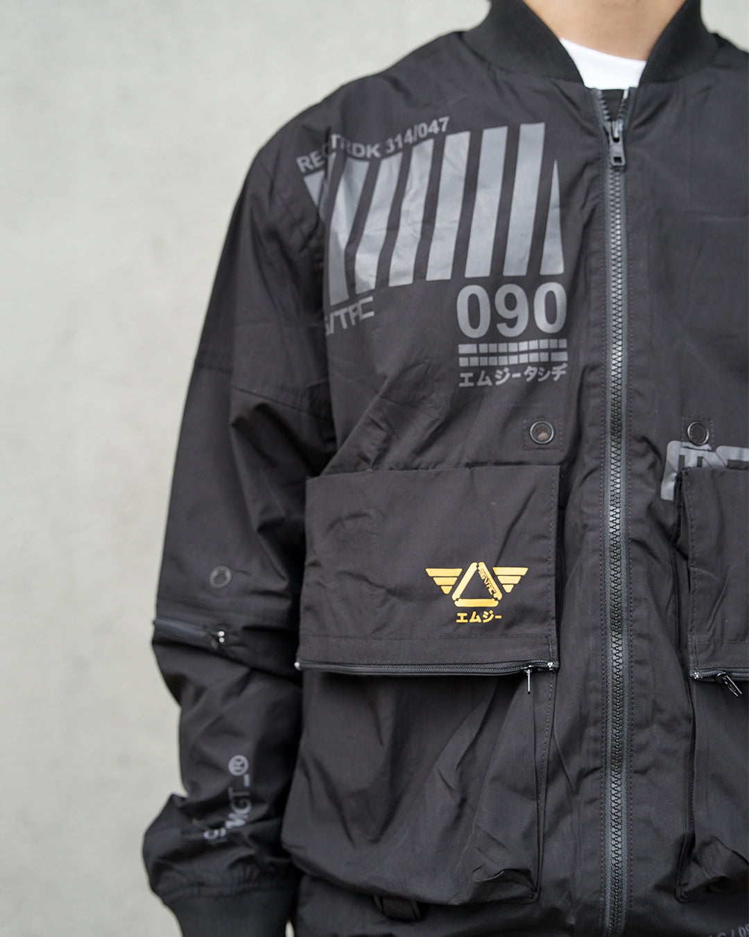 MGTAC Jaket Bomber Jacket Sword c001 Black