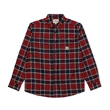 Long Sleeve Plaid Shirt TAKODA Red