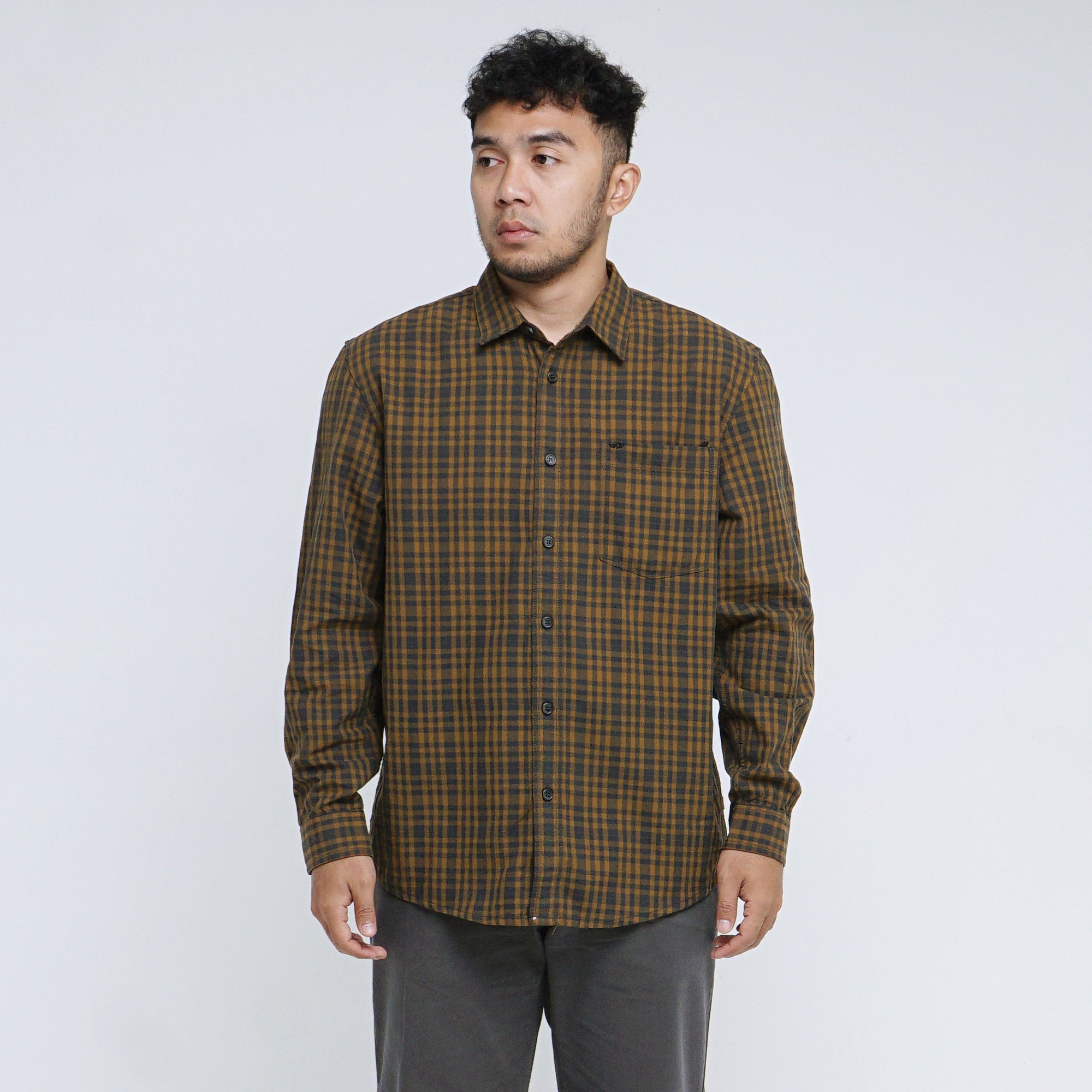 Shirt Long Sleeve Texas 38 Mustard