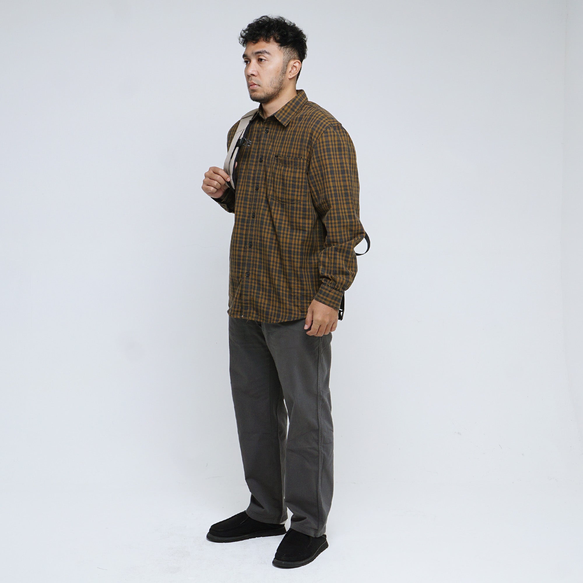 Shirt Long Sleeve Texas 38 Mustard