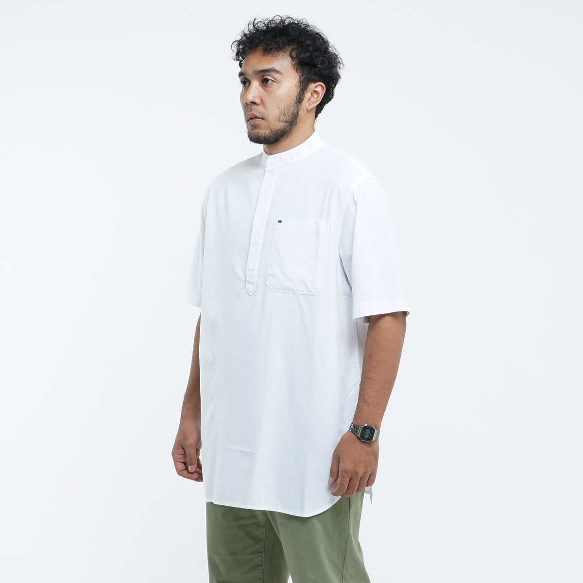 Koko Shirt Kurta Adam 5 White