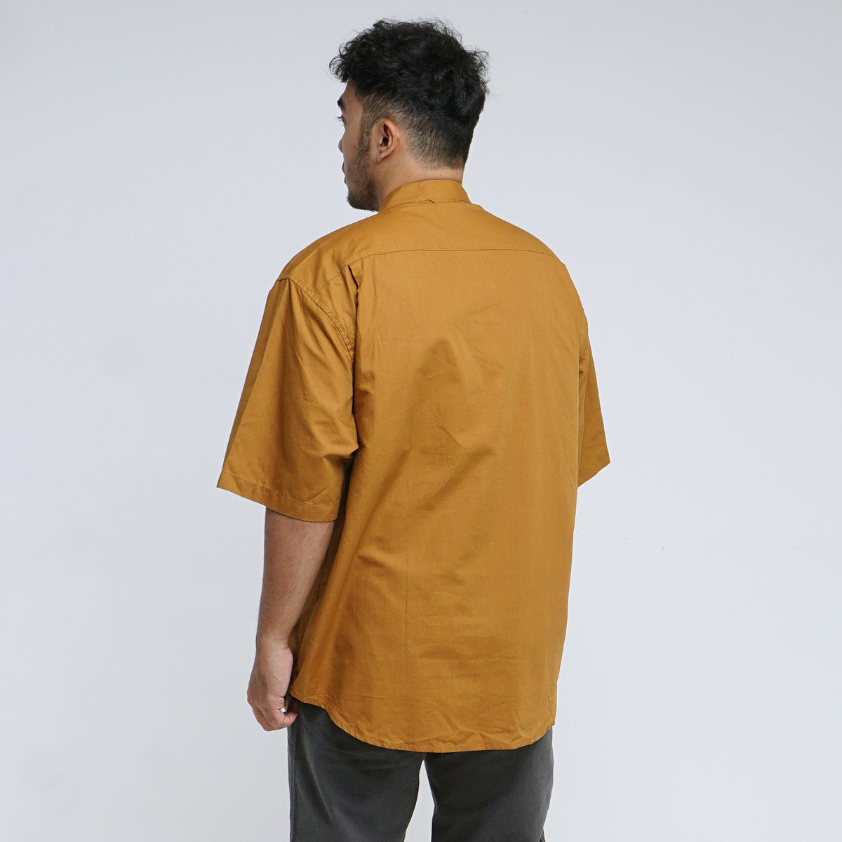 Shirt Ahmir 3 Mustard Oversize