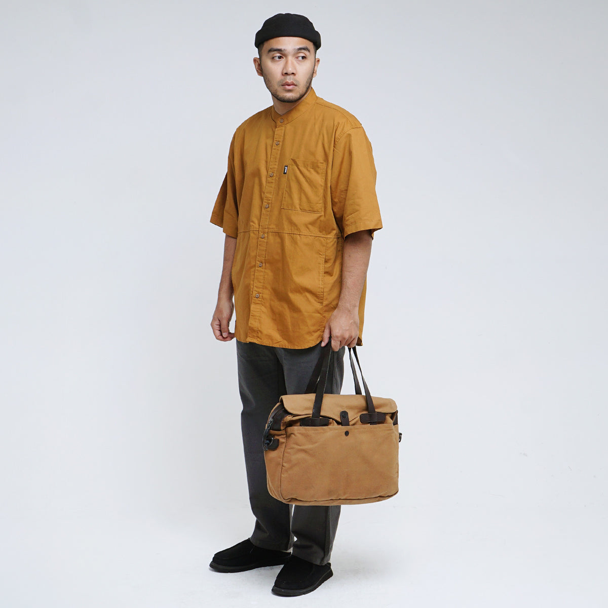 Shirt Ahmir 3 Mustard Oversize