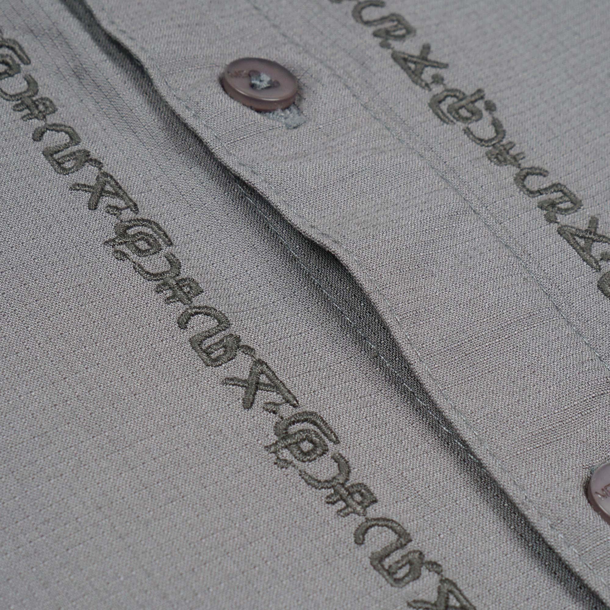Baju Koko ALFERO C103 Grey