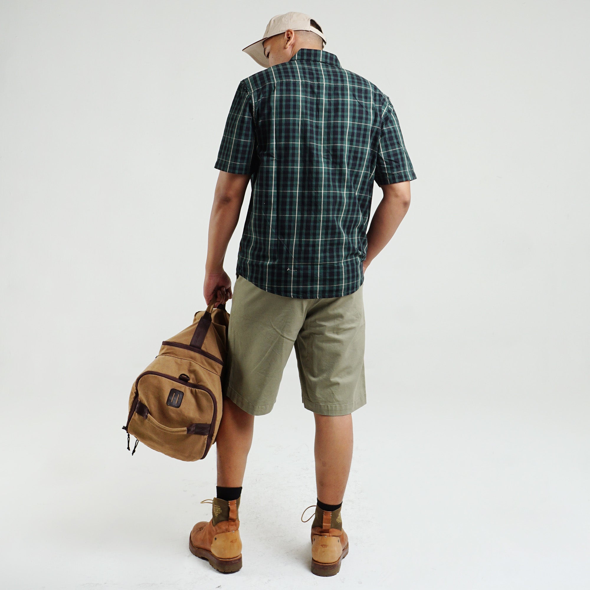 Kemeja Lengan Pendek ALTO C152 Dark Green