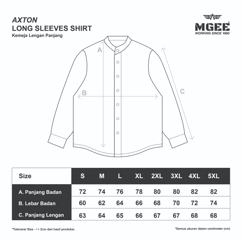 Shirt Long Sleeve Axton 1 Olive Oversize