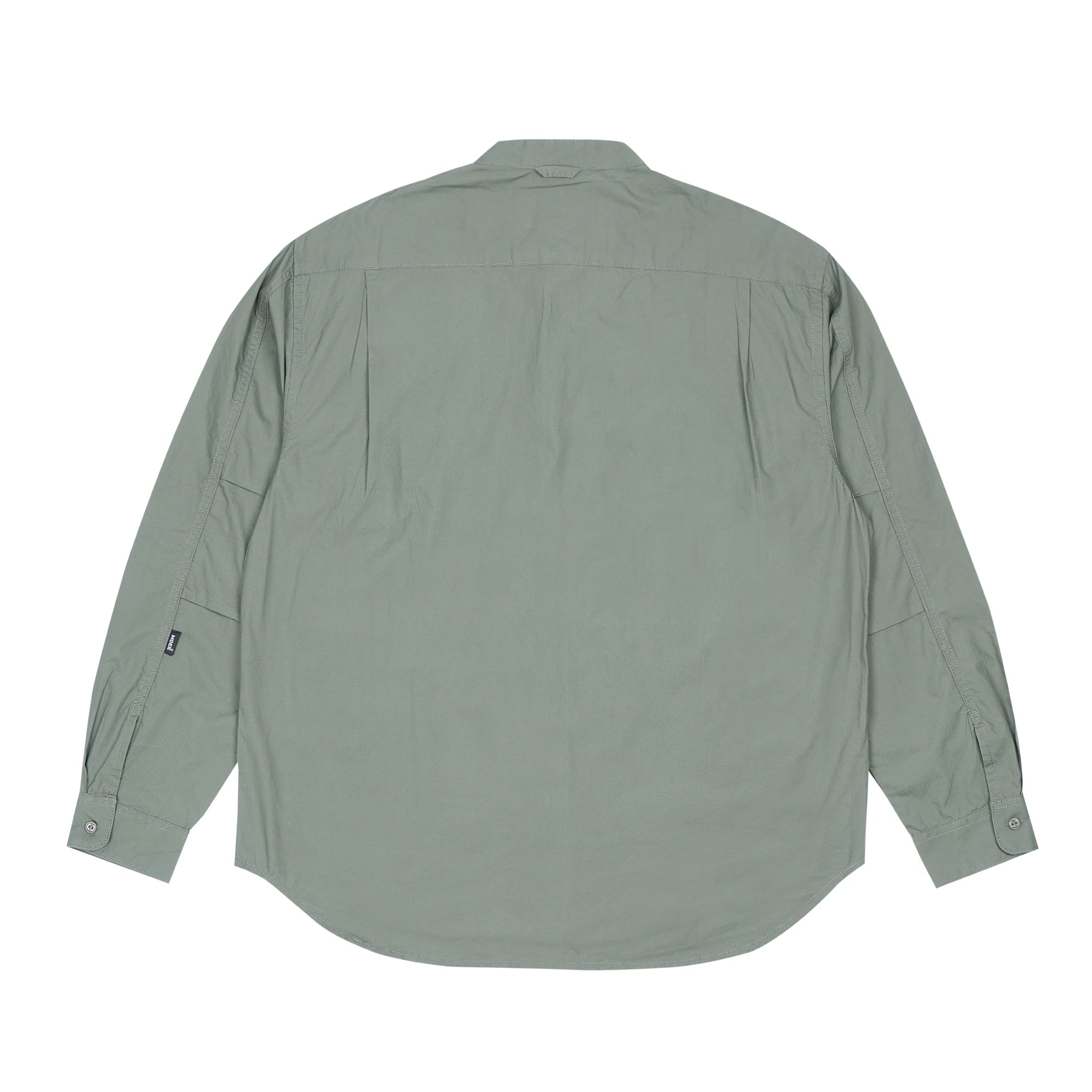 Shirt Long Sleeve Axton 1 Olive Oversize