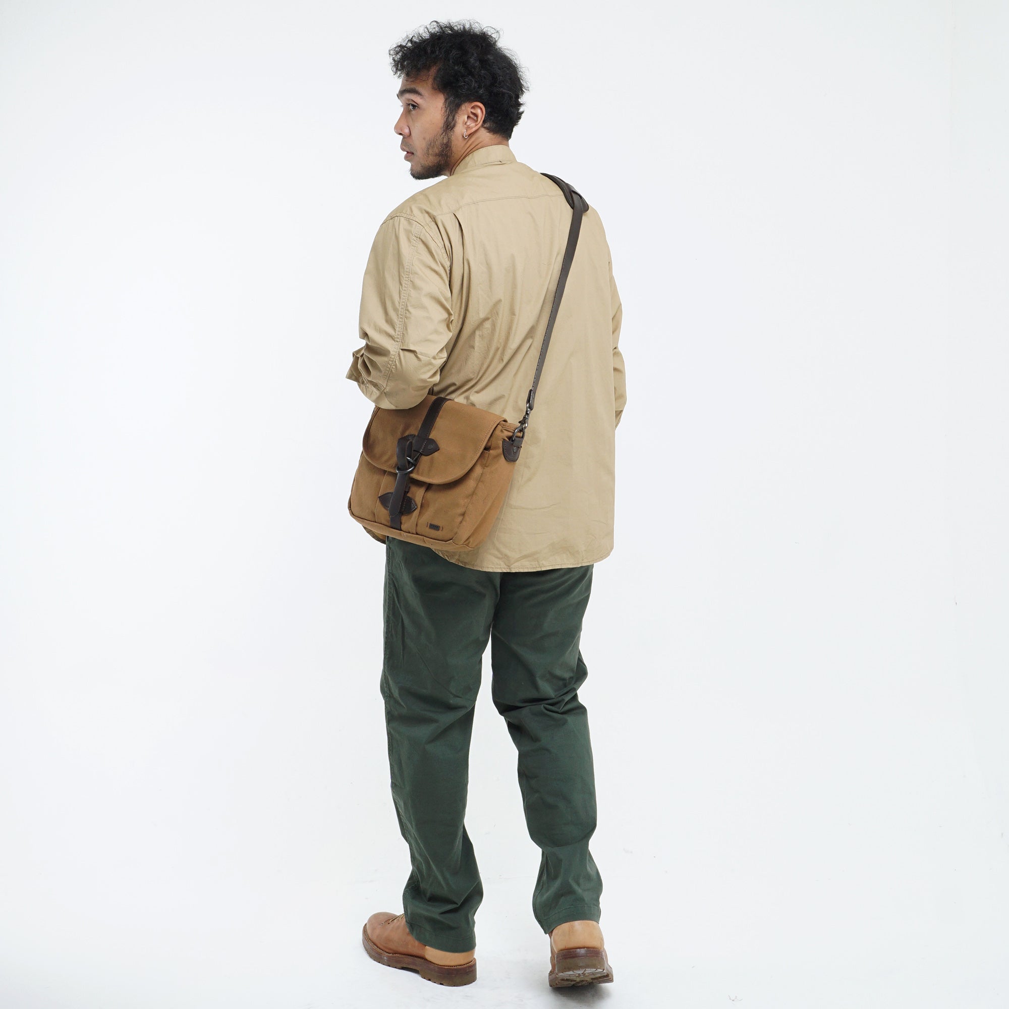 Shirt Long Sleeve Axton 2 Khaky Oversize