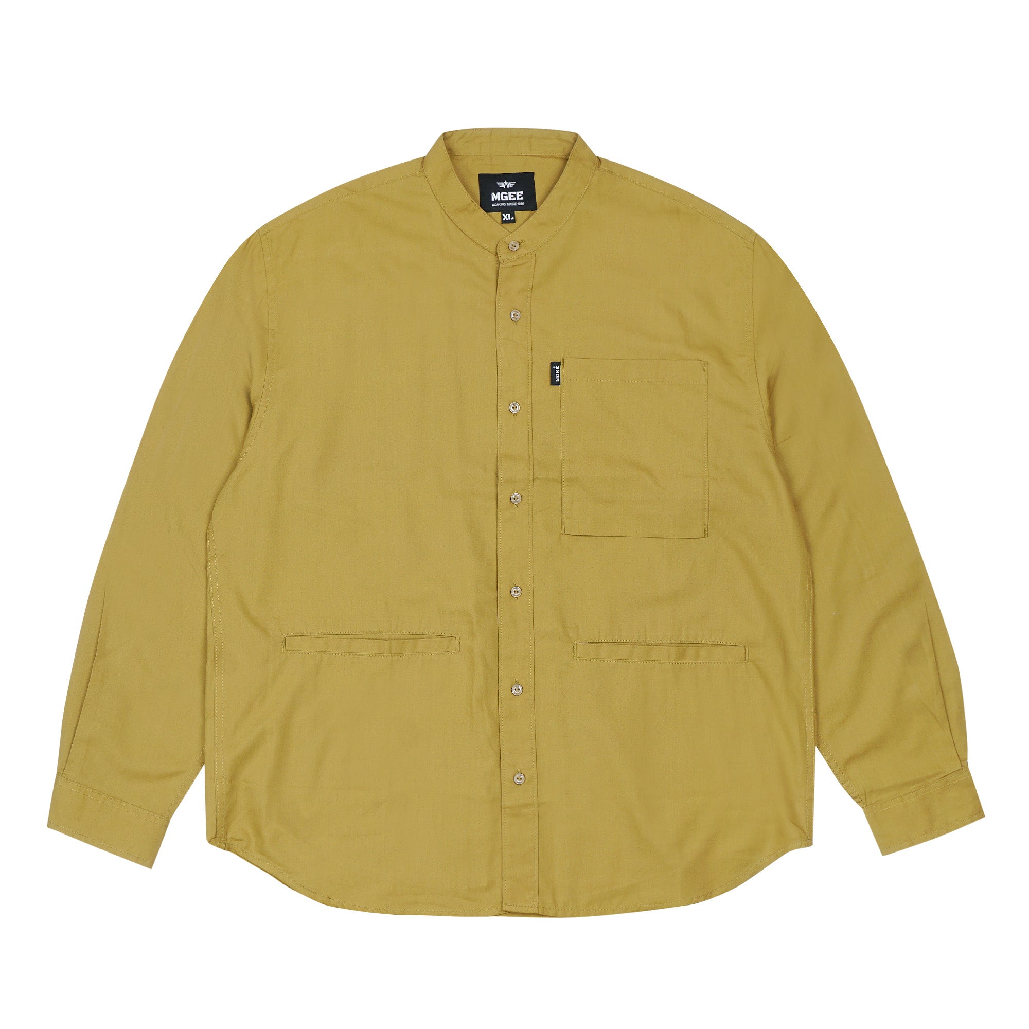 Shirt Long Sleeve Axton 3 Lime Oversize
