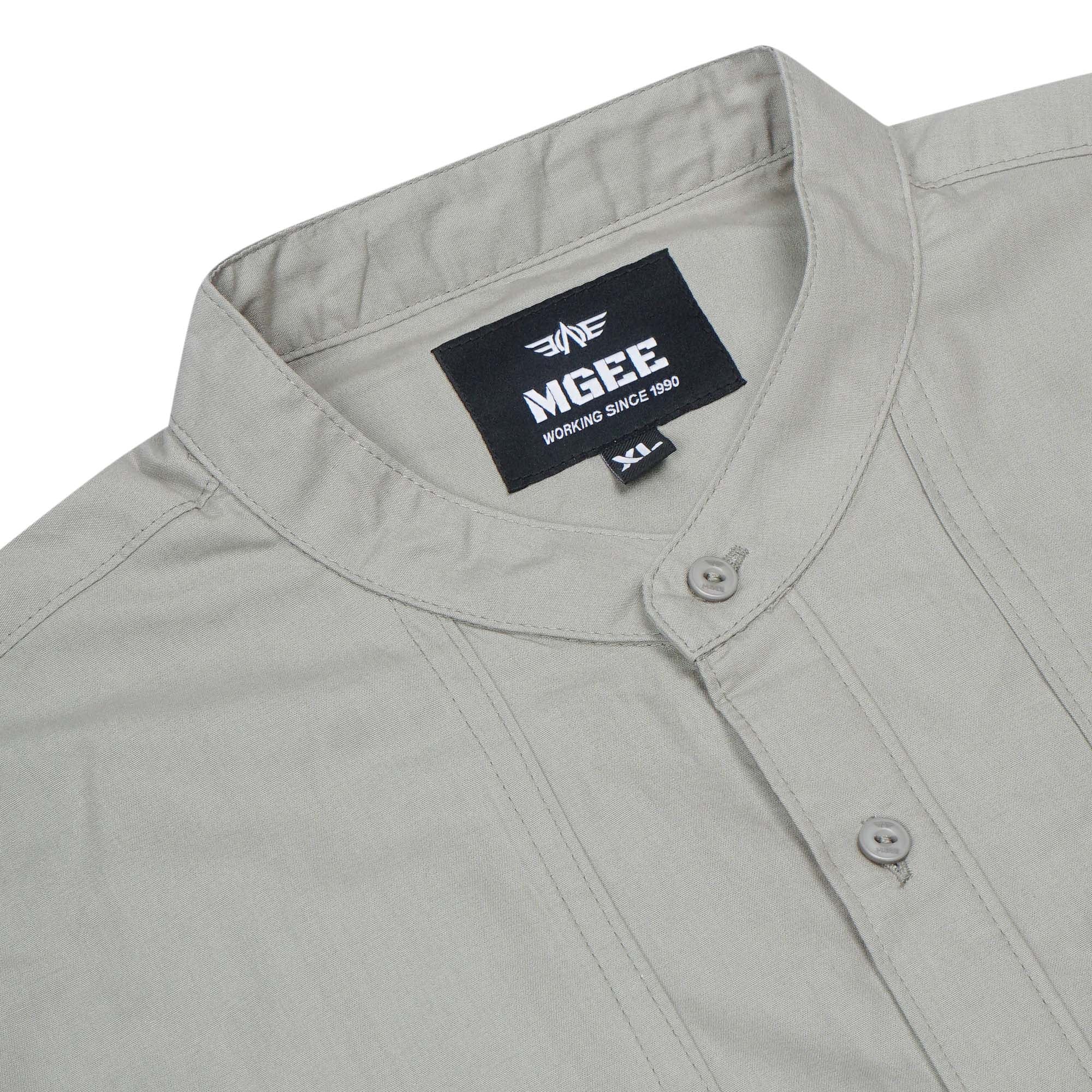 Shirt Long Sleeve Axton 4 Grey Oversize