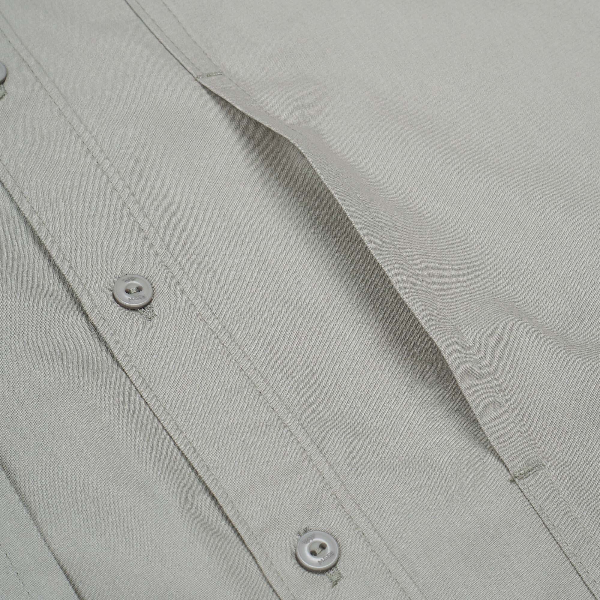 Shirt Long Sleeve Axton 4 Grey Oversize