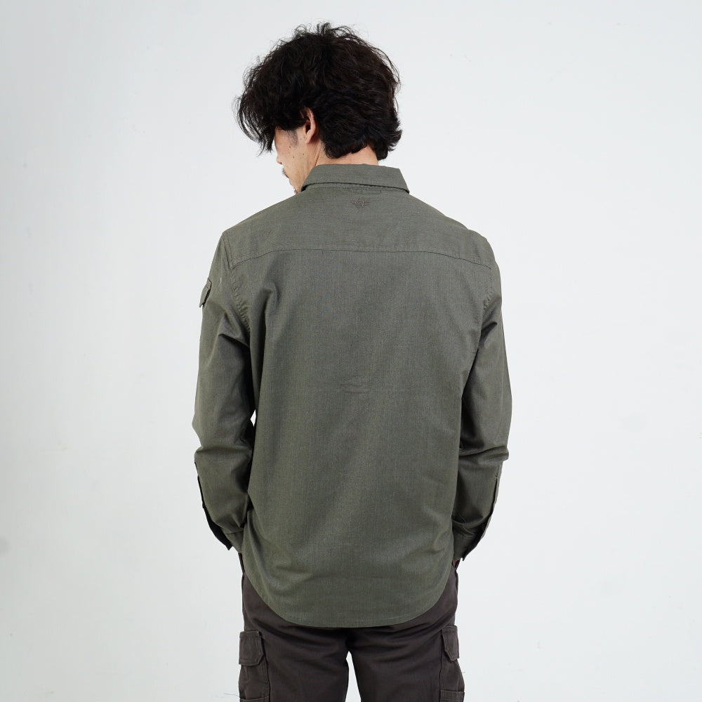 Shirt Long Sleeve Gordon 57 Olive