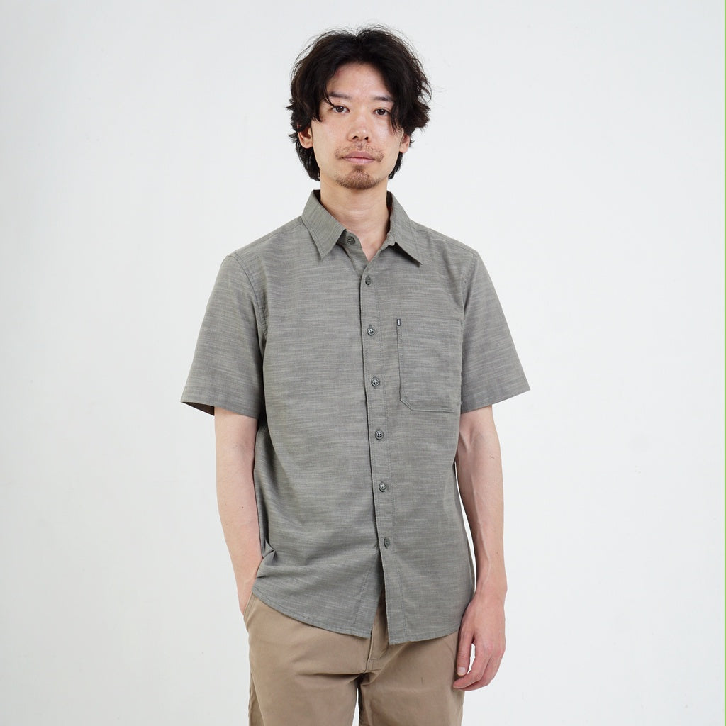 M.Gee Kemeja Pria Lengan Pendek MGee Original Denver C010 Dark Olive