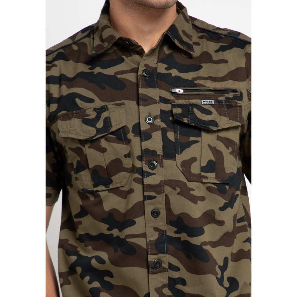 Kemeja Lengan Pendek Yankee C002 Green