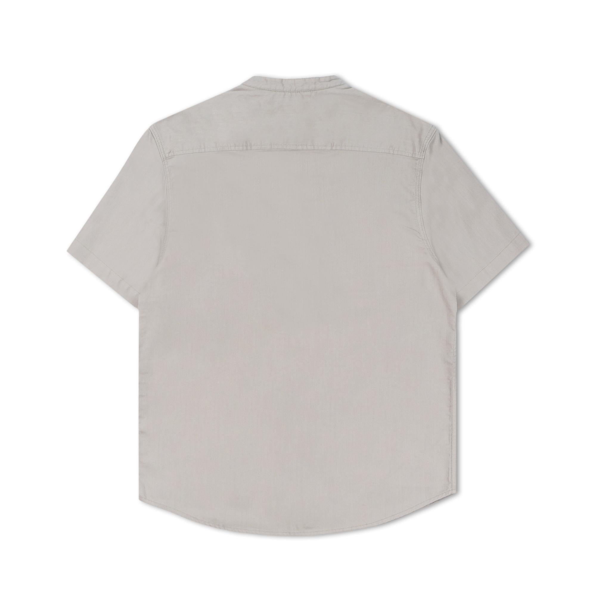 M.Gee Baju Koko Pria Lengan Pendek Mgee Original Ariks C001 Light Grey