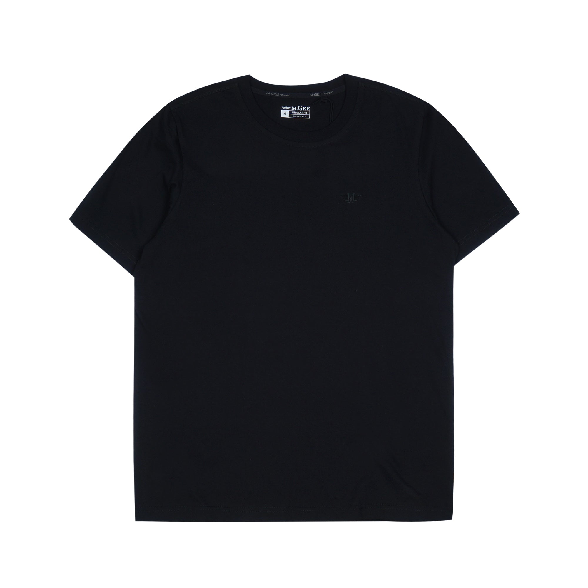 MGee Kaos Polos Pria Lengan Pendek M gee Original Caiden Black