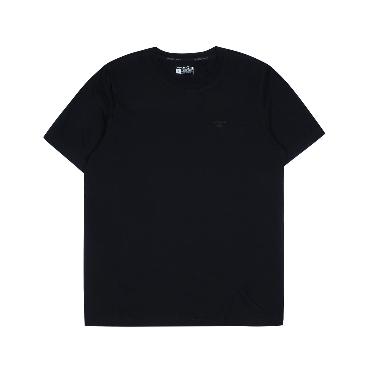 MGee Kaos Polos Pria Lengan Pendek M gee Original Caiden Black