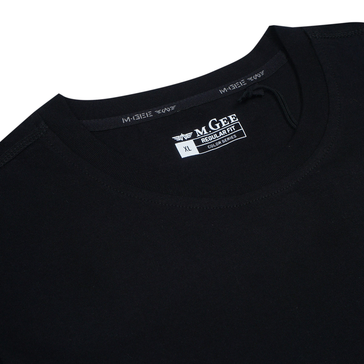 MGee Kaos Polos Pria Lengan Pendek M gee Original Caiden Black