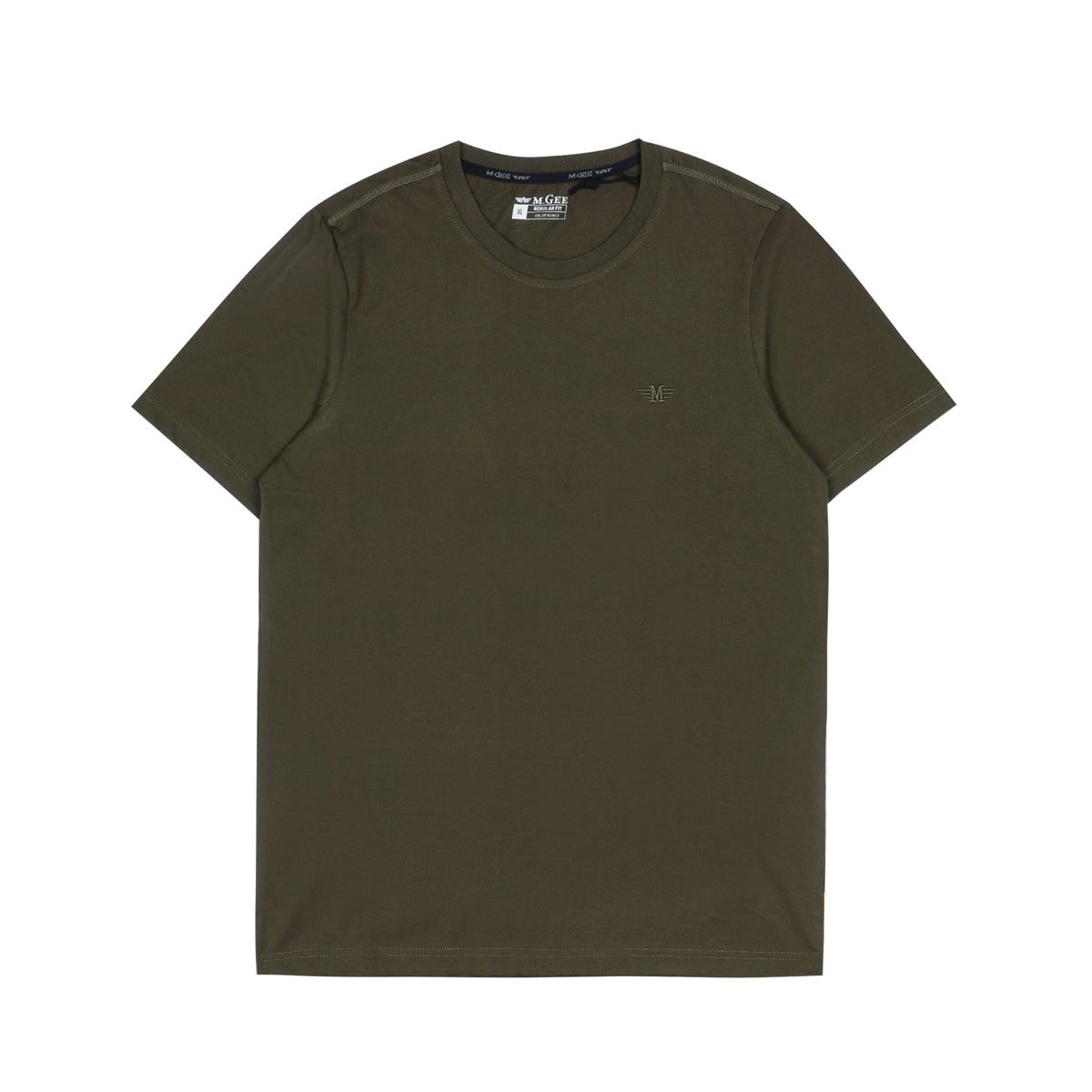 MGee Kaos Polos Pria Lengan Pendek M gee Original Caiden Green 3