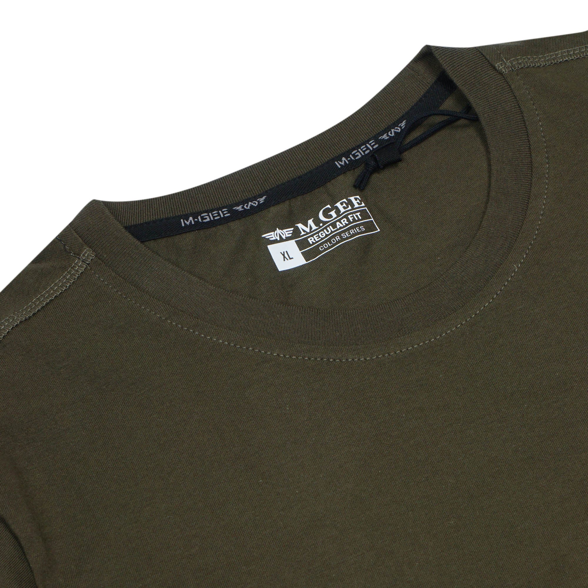 MGee Kaos Polos Pria Lengan Pendek M gee Original Caiden Green 3