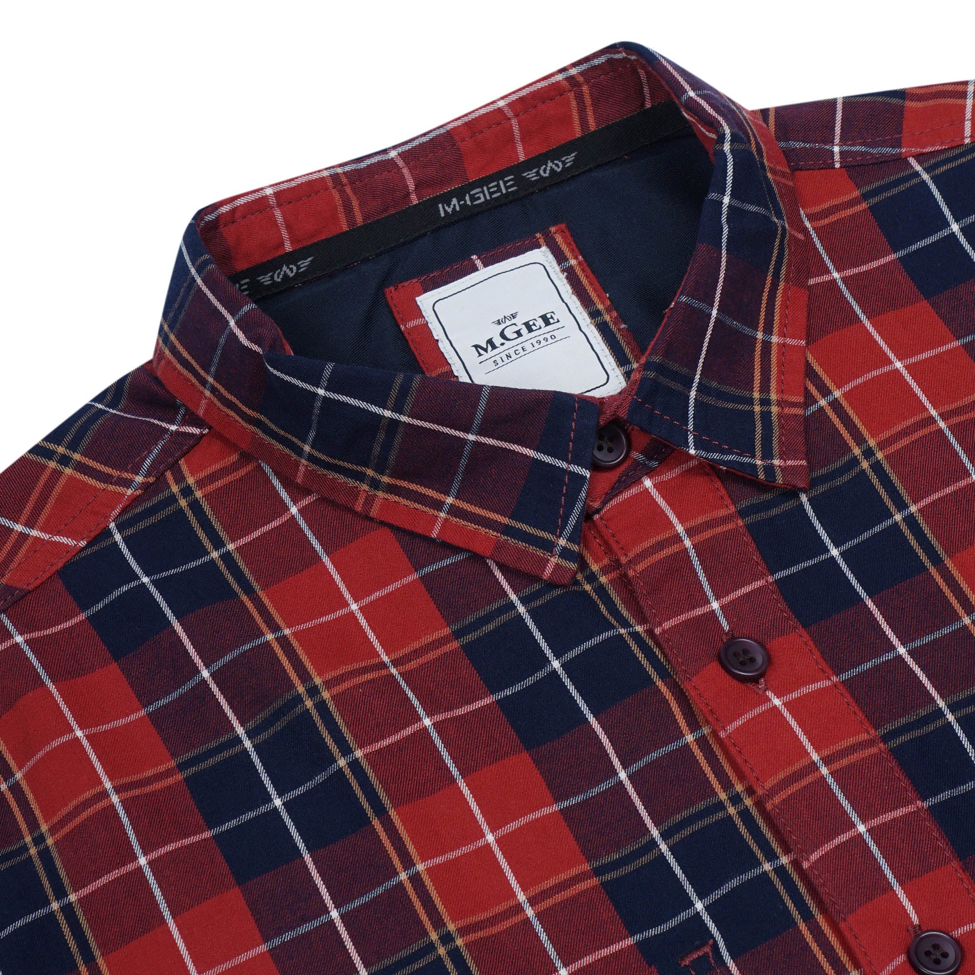 MGee Kemeja Pria Lengan Panjang Outdoor M Gee Camper C036 Red
