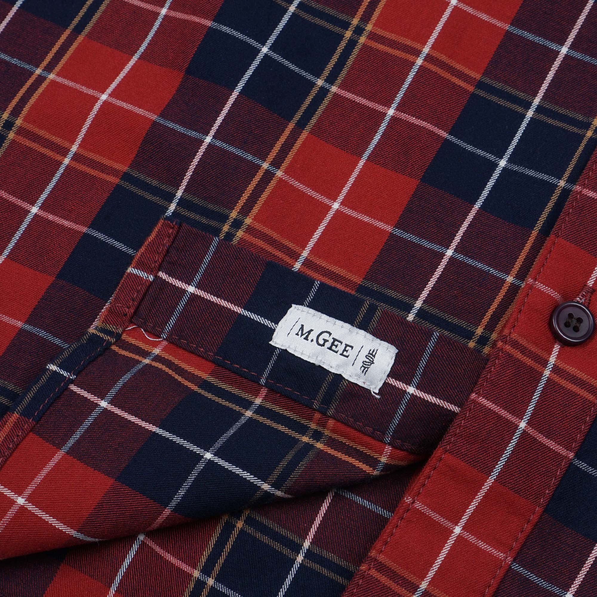 MGee Kemeja Pria Lengan Panjang Outdoor M Gee Camper C036 Red