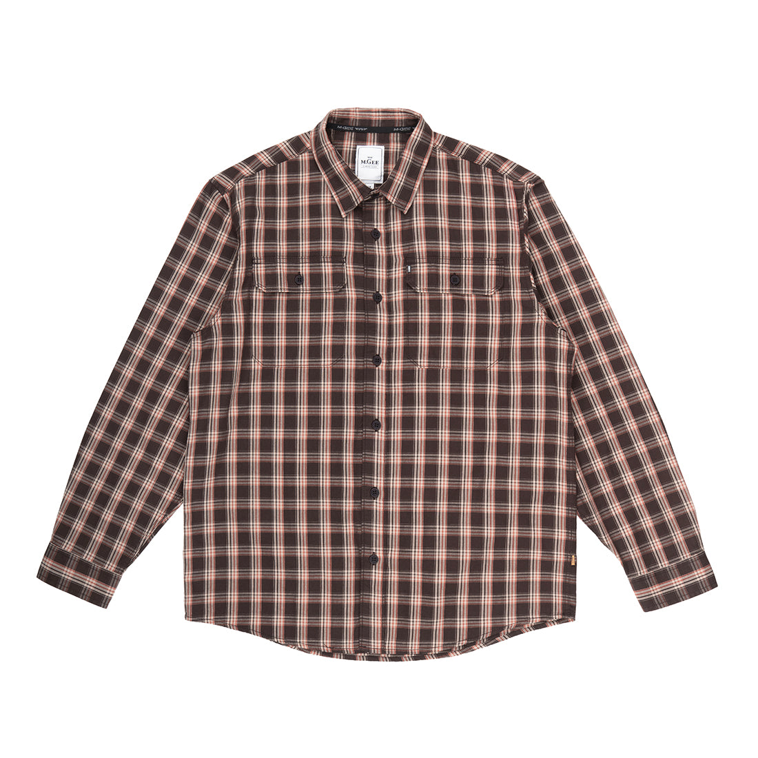 Kemeja Lengan Panjang Camper C041 Brown