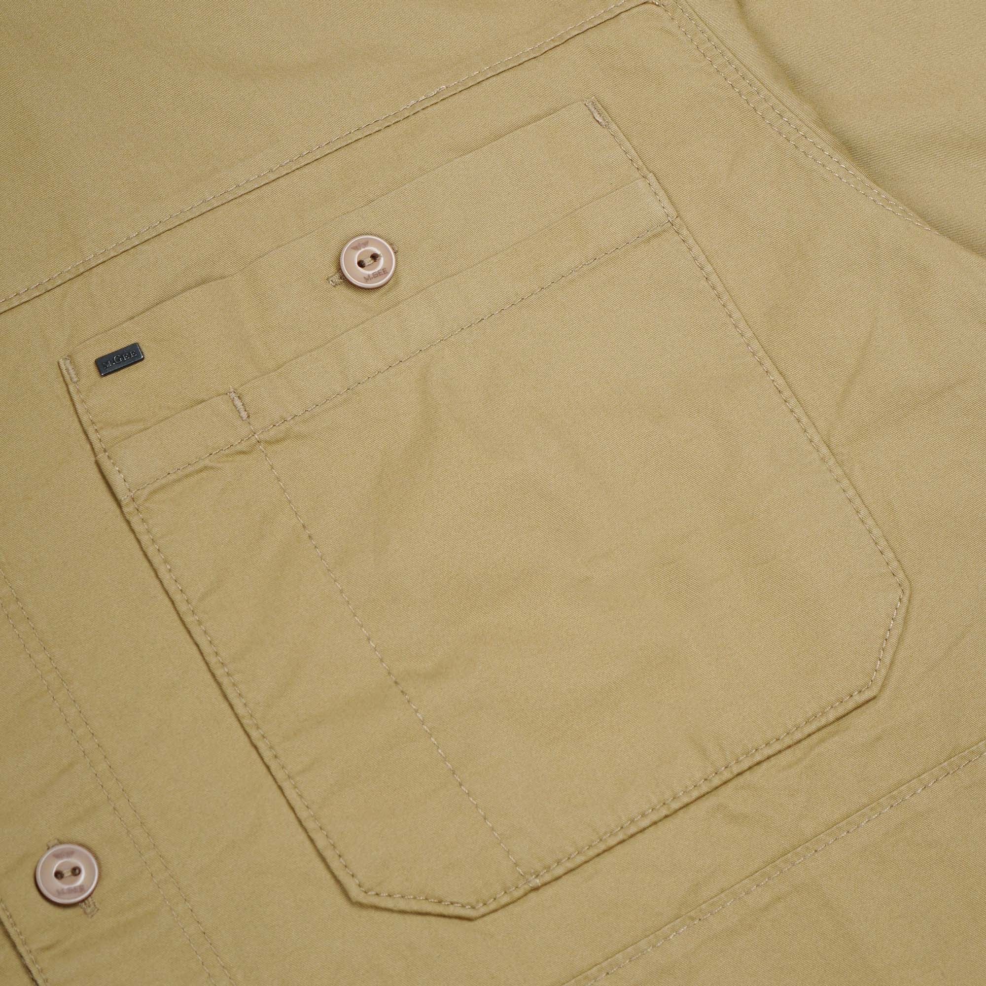 M.Gee Kemeja Kerja Pria Lengan Panjang Outdoor Camper C039 Khaky