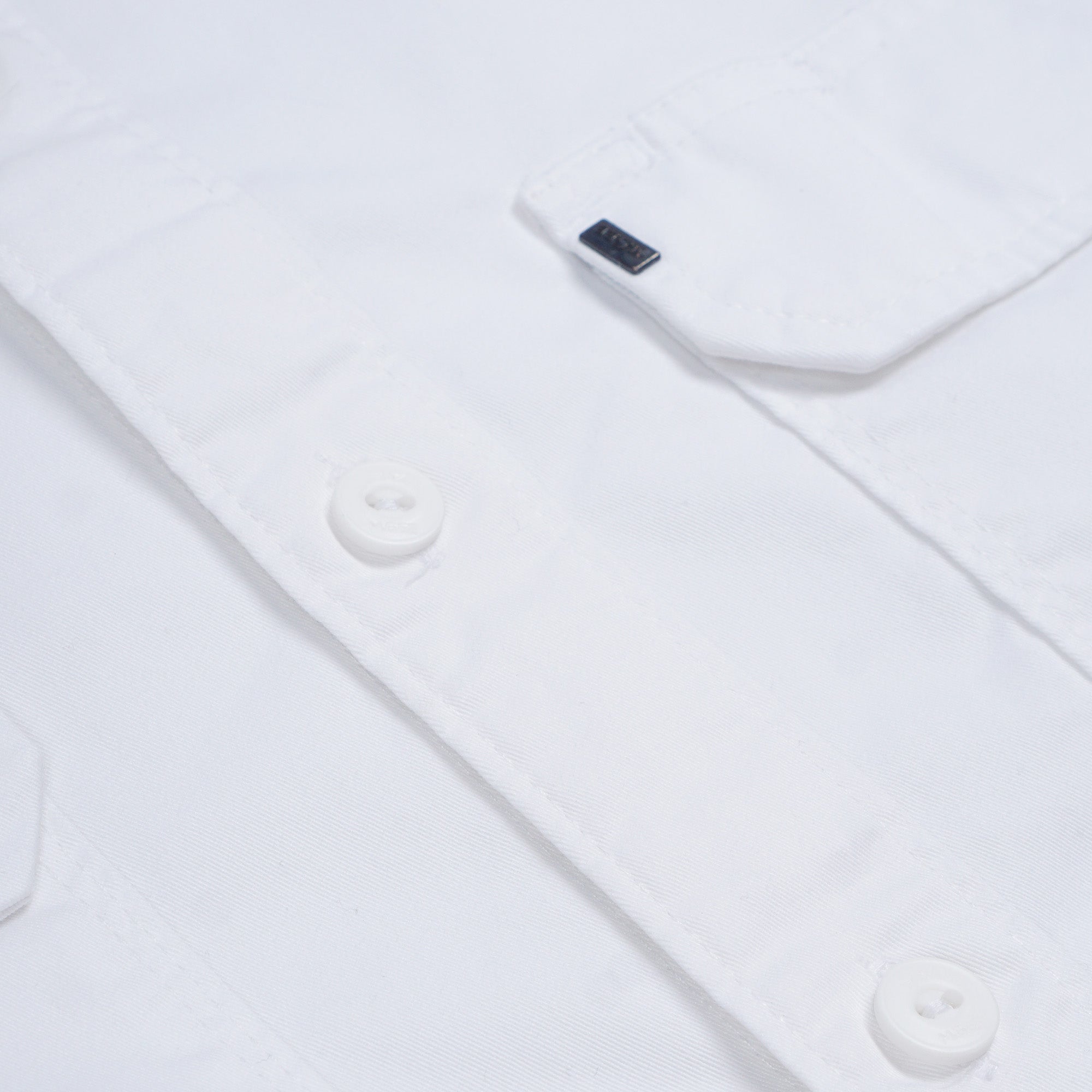 MGee Kemeja Kerja Pria Lengan Panjang Outdoor Camper C040 White